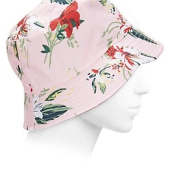 COPY - Anthropologie  Bindya Pink Floral Bucket Hat main image 6